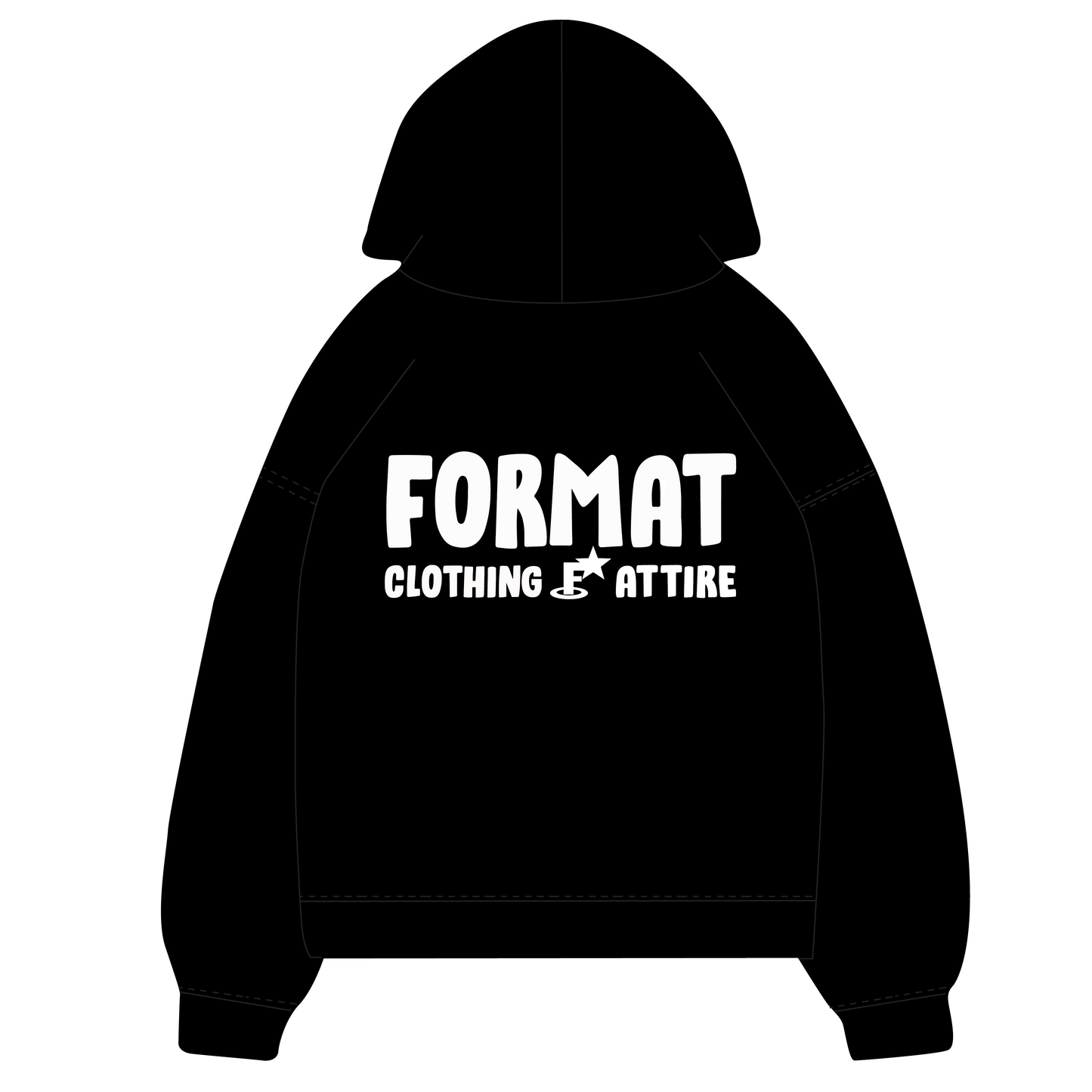 Black Star Logo Hoodie