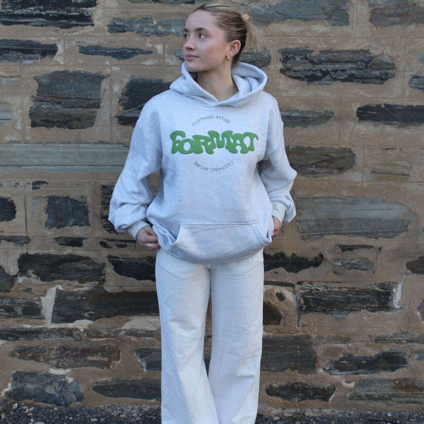 'Life is Better ' White Marle Hoodie