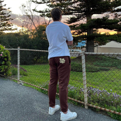 'Life is Better' Brown Trackpants